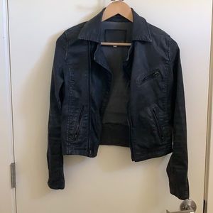 Adriano Goldschmied Biker Jacket Black